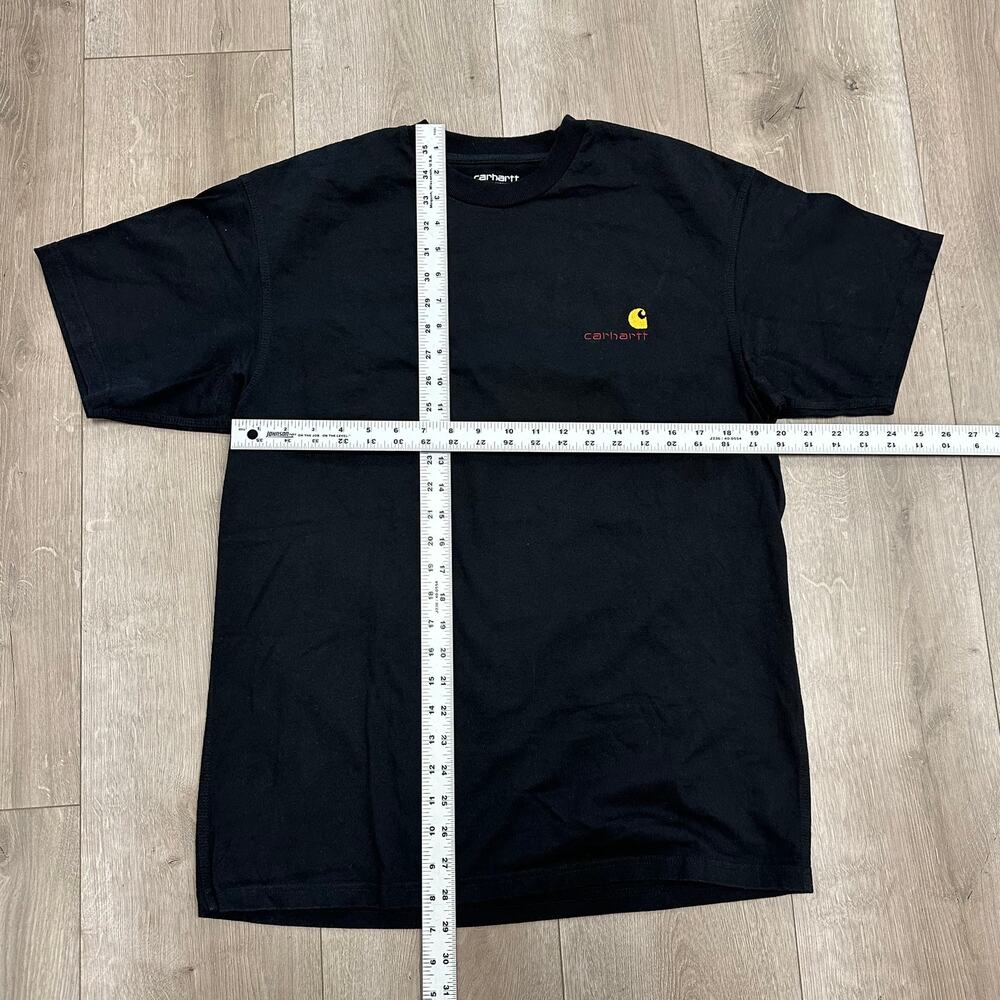 Carhartt Wip American Script Black Tee T Shirt Size Medium M B30 View 3
